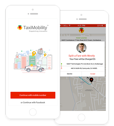 taxi mobile app development